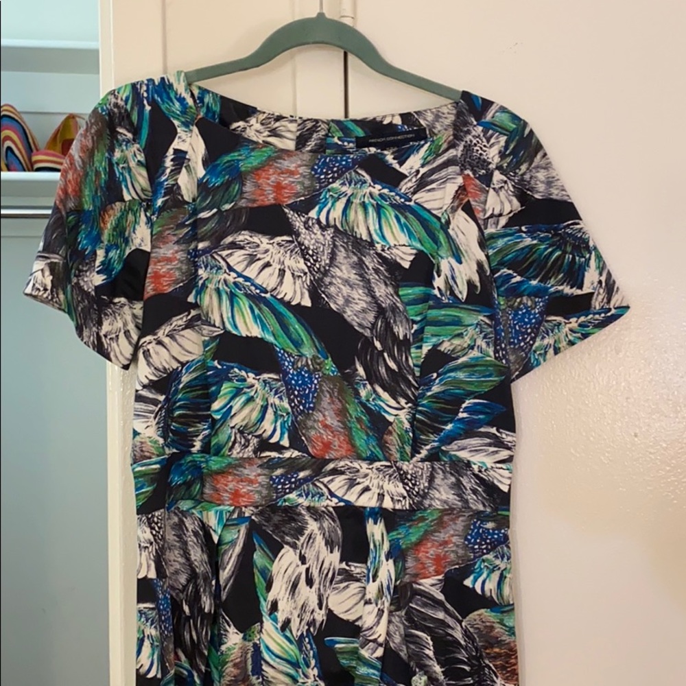 Gorgeous colorful print dress French Connection-10